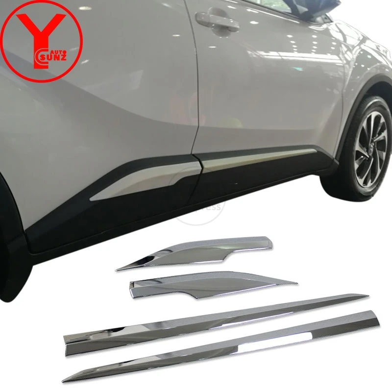 YCSUNZ ABS Хромированная Боковая дверь облицовка корпуса Стайлинг молдинги детали