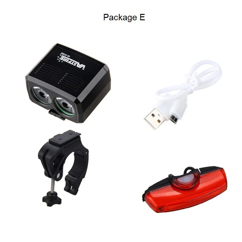 MTB USB Перезаряжаемый мини-велосипедный светильник, мощный люмен, светодиодный передний велосипедный светильник, головной светильник, дорожный велосипедный безопасный светильник