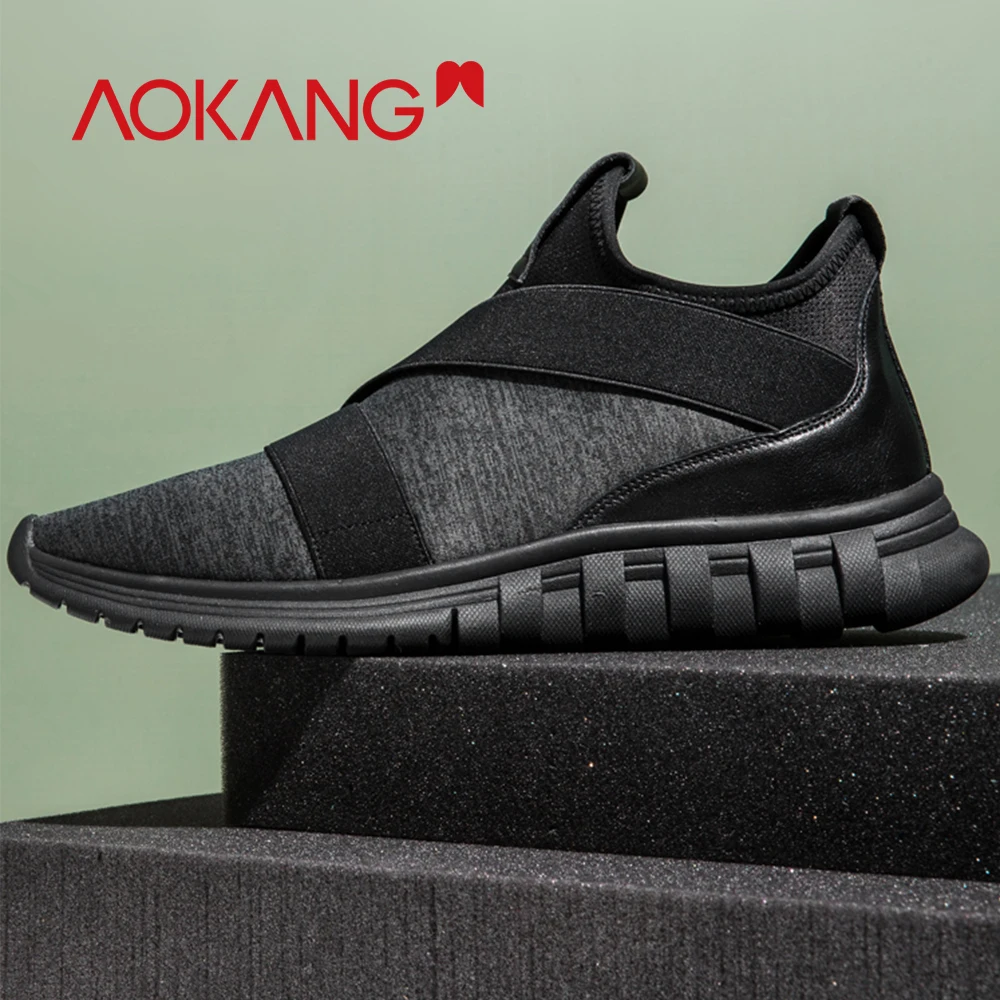 AOKANG/Коллекция 2019 года Повседневная обувь мужские кроссовки tenis masculino adulto дышащий