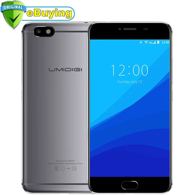 Umidigi C Примечание Android 7.0 смартфон mtk6737 4 ядра 3G Оперативная память 32 г Встроенная 3800