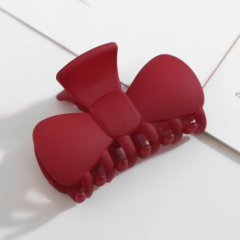 TS4-rad 7.5cm Модный большой краб простой акриловый зажим для волос сопротивление падению для девушек женские аксессуары для волос - Цвет: TS4-rad 7.5cm