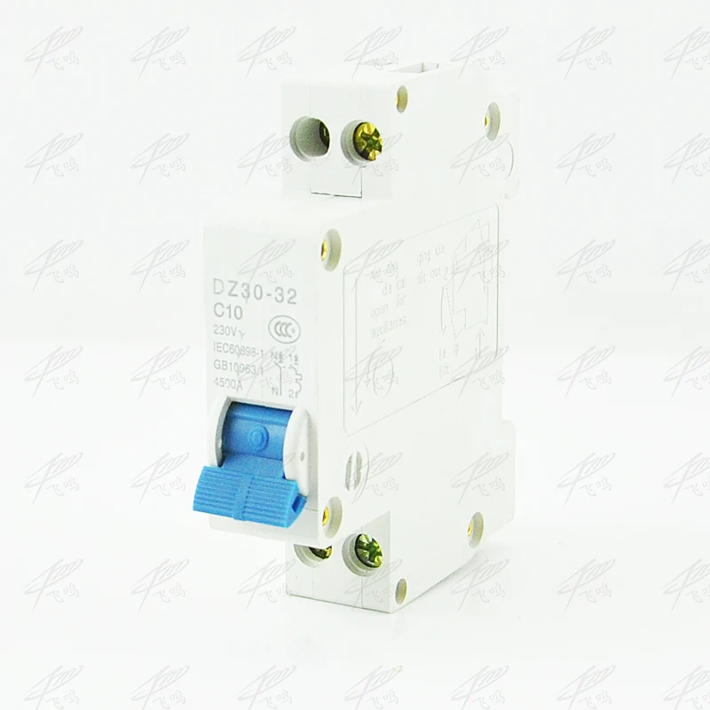 Автоматический мини выключатель DPN Mini DZ30 32 1P + N 20A 220V 230V 50HZ 60HZ автоматический на DIN