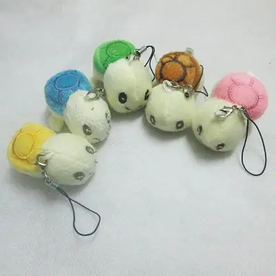Mixed color 50 шт./лот H = cm мультфильм Мини Черепаха/черепаха Плюшевые Подвески Игрушки для брелок/телефон/сумка Ювелирные аксессуары подарок - Высота: Mixed color