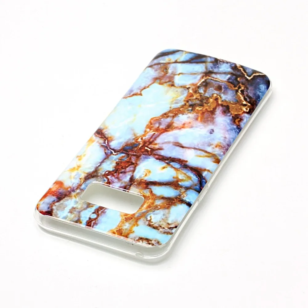 Крутой Модный мягкий тонкий чехол накладка из ТПУ с рисунком в виде трещин белого