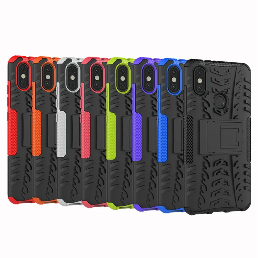 Чехол HEMASOLY для Xiaomi Mi A2 чехол из поликарбоната + ТПУ противоударный 6X прочный с