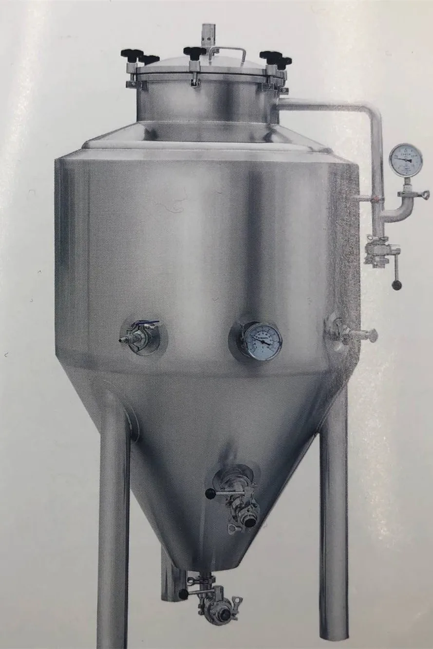 Конический ферментатор из нержавеющей стали 1 BBL/2 BBL/3 BBL/Unitank Jacketed with Top Manway