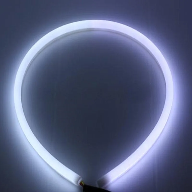 2 шт. 60 см стильные Автомобильные фары дневного светильник глаза ангела гибкие