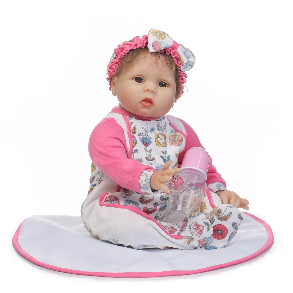 NPKCOLLECTION 22 дюйма силиконовый винил мягкий настоящее нежное прикосновение Reborn Baby