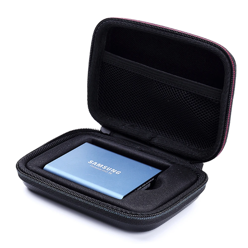 Футляр пластиковый(ЭВА)-противоударный чехол для samsung T5/T3/T1 Портативный SSD 250 ГБ 500 1 ТБ 2 ТБ USB 3,1 Тип с жестким диском