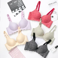 sexy breathable bras for women solid color deep v push up bra wire free lingerie seamless sexy comfortable bralette