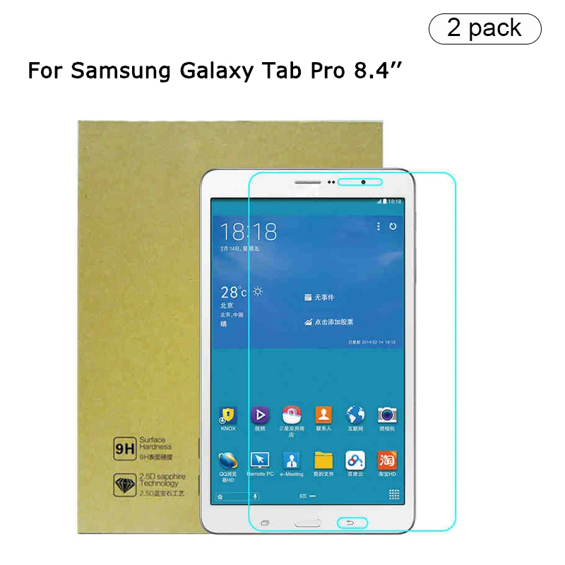 Взрывозащищенное Закаленное Стекло 9H 0 3 мм для Samsung Galaxy Tab Pro T321 8 4 &quot прозрачная