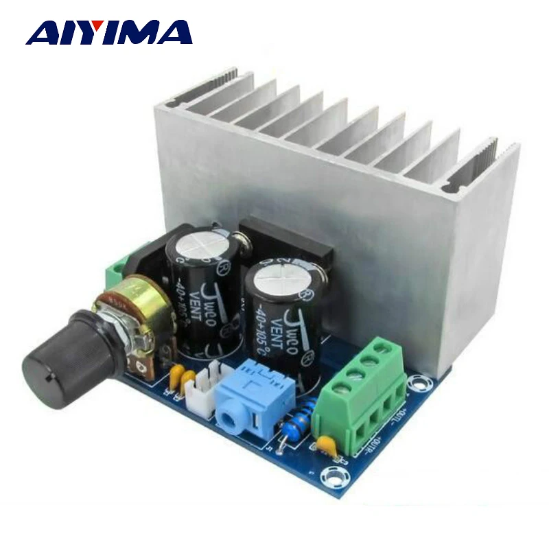 Aiyima TDA1521 аудио усилитель двухканальный чистый класс а аналоговая схема доска 30 Вт