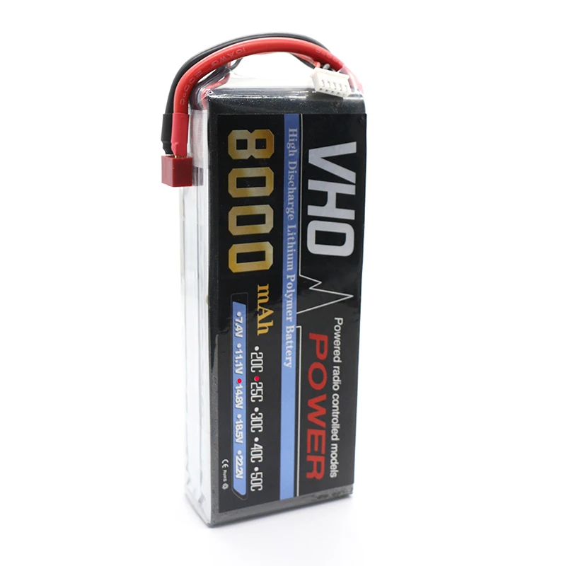 VHO 4S 14.8 В 8000 мАч 25c lipo Батарея toxt60/T/XT90/EC5/TRX/xt150 traxxas для Вертолет Самолет автомобилей