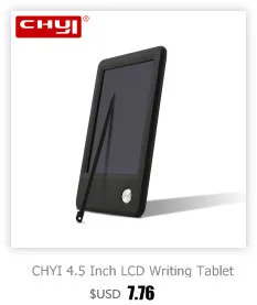 CHYI 4,4 дюймов ЖК-планшет для письма Мини цифровые электронные графические планшеты блокнот почерк блокнот доска для рисования для детей