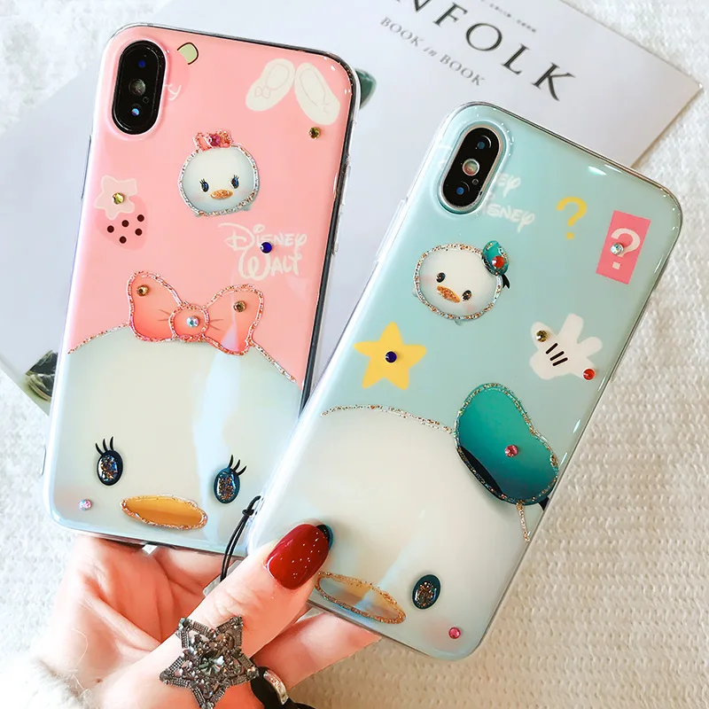 Чехлы для телефонов iphone 7 plus Kitty милый мягкий чехол melody daisy XS max XR X 6 6s p 8 с клеем