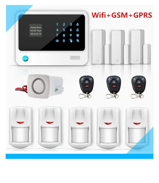 

Система охранной сигнализации G90B, с ЖК-дисплеем, Wi-Fi, GSM