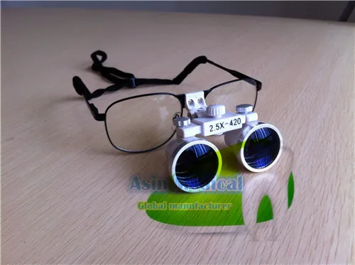 

Anti-fog 2.5x 420mm Dental Surgical Binocular Loupes Dentist Loupes