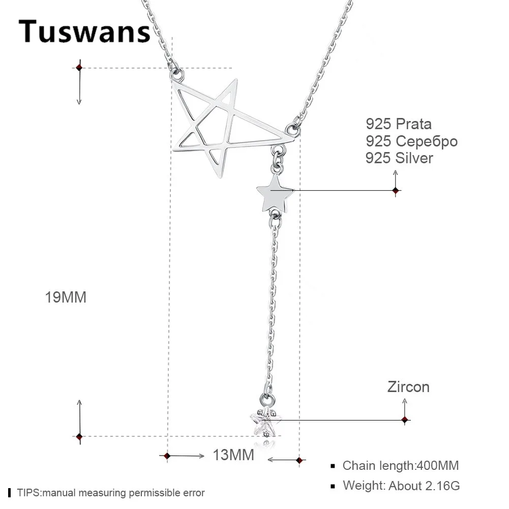 2018 Минималистичная изящная звезда Подвеска на длинной цепочке ожерелье s кольцо