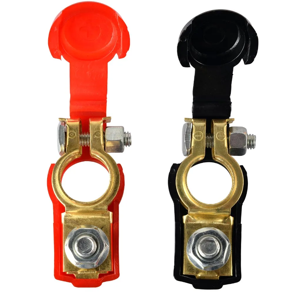 2 шт. автомобиля батарея терминал для зажим зажимы отрицательный положительный