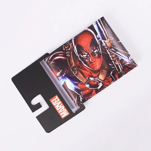 DC Marvel Comics мужской кошелек Дэдпул мультфильм аниме-кошелек подарок мальчик доллар цена держатель для карт сумки carteira masculina Короткие Кошельки