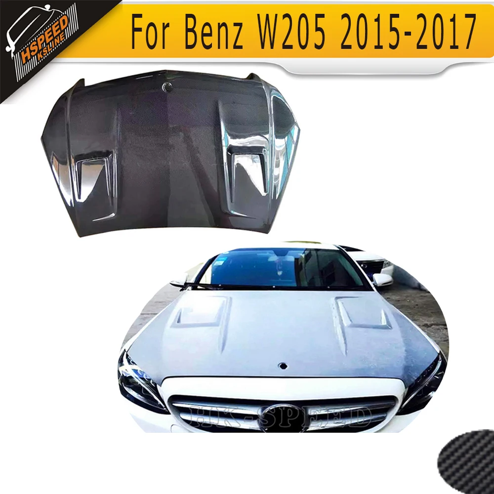 

carbon fiber front Engine Bonnets Hood Cover for Mercedes Benz W205 2015UP