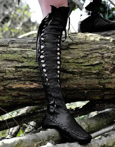BEIDIXU High Thigh Gladiator Knee Tube Boots for Women Roma Style Flat Heel Bandages Sandal Shoes Casual Travel Outdoor | Обувь