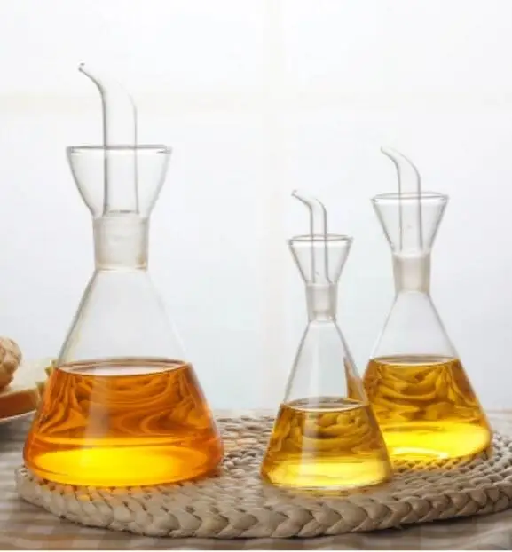 Малый бутылка для масла и уксуса графинчик стеклянная бутылка масла 200 мл