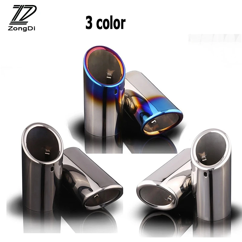 2 шт. автомобильные накладки на глушитель выхлопной трубы для Volkswagen VW Passat B7 CC 2011 2012