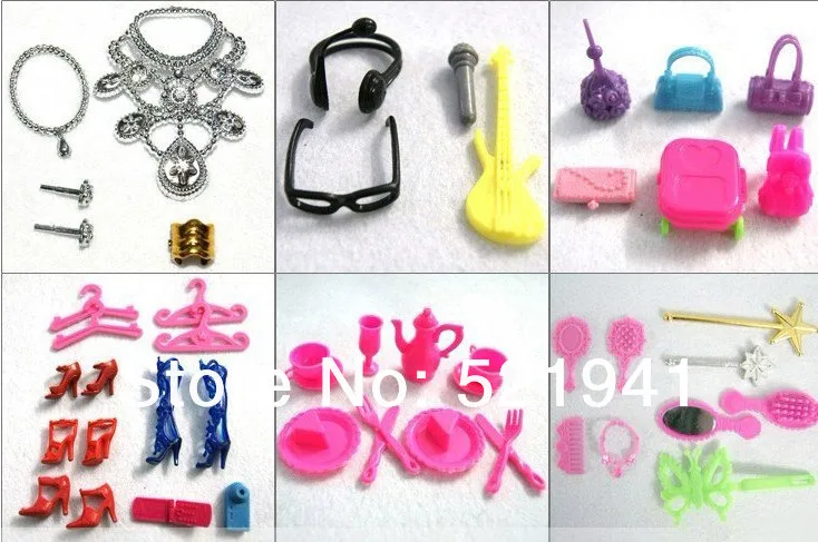 50 шт./лот популярные игрушки для девочек подарок Детская кукла аксессуары обувь