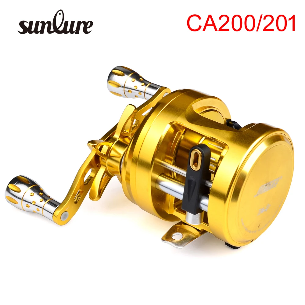 Sunlure 12BB Рыболовная Катушка С ЧПУ обработанной кованые АЛЮМИНИЕВОГО Сплава Тело