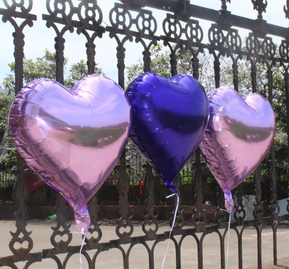 Лавандовый фиолетовый сиреневый Свадебный декор воздушный гелий металлическое