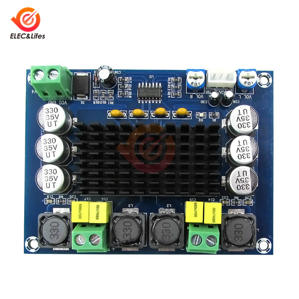 Высокомощный двухканальный стерео цифровой усилитель мощности TPA3116 TPA3116D2 модуль