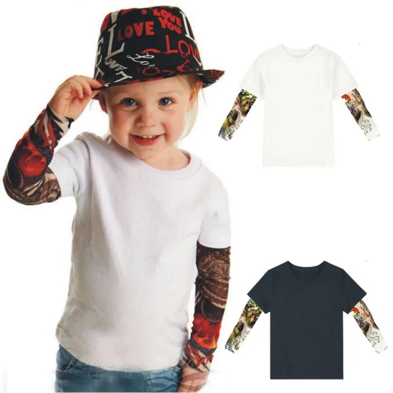 Парень с татуировками летние футболки оригинальными рисунками детские