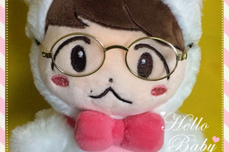 15-20 см got7 очки для кукол Набивные плюшевые игрушки 7,5 см eyesglasses