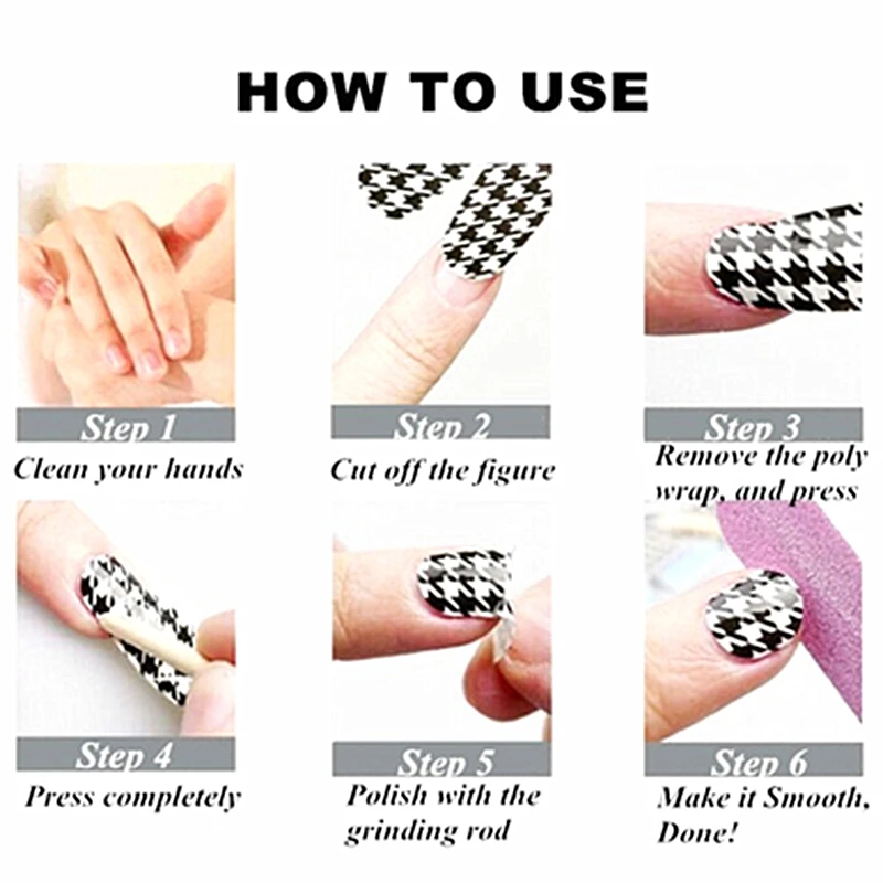 Наклейки для ногтей французского маникюра водостойкие | Красота и здоровье