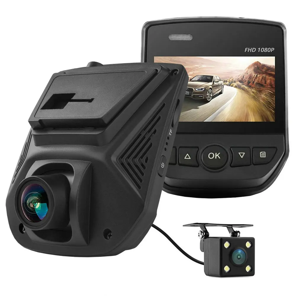 ZUCZUG мини скрытый двойной объектив FHD 1080P Автомобильный видеорегистратор Novatek 96658