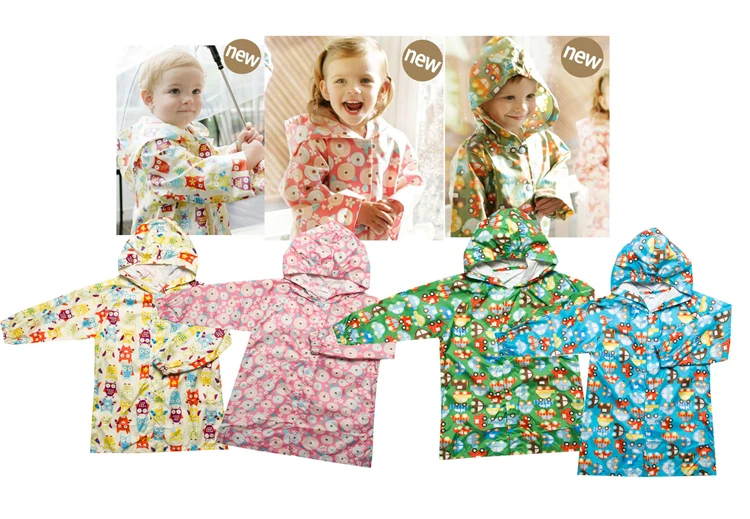 Милый детский дождевик для мальчиков и девочек, детский дождевик, пончо мультяшный пончо с капюшоном, водонепроницаемый дождевик, Капа, de chuva Mujer, 60YY189