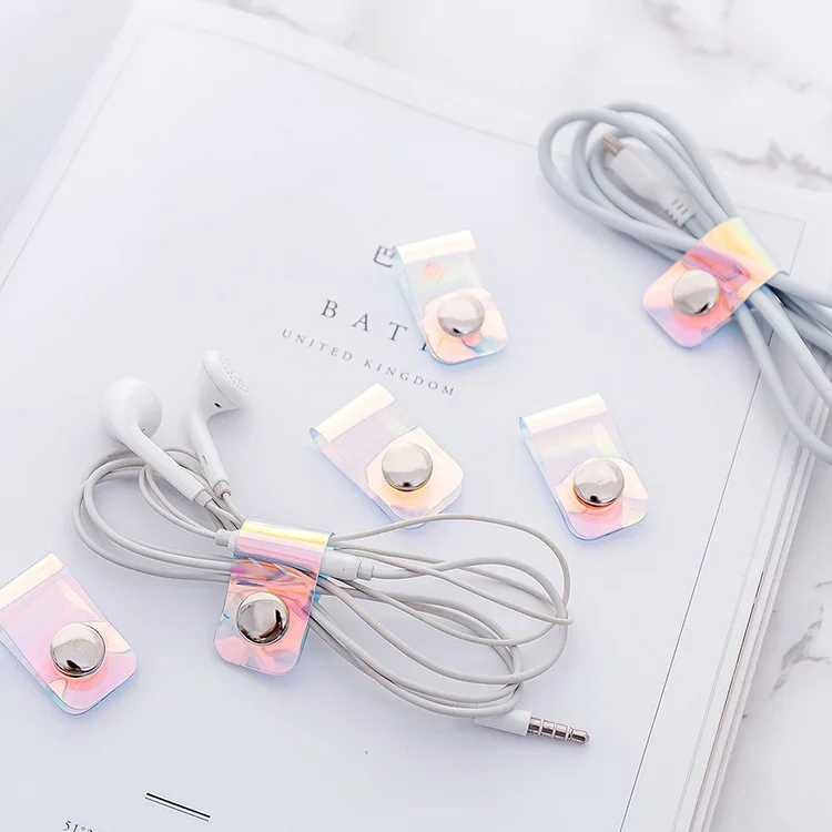 50 шт./лот кабель USB для зарядки и переноса данный провод организатор шнур