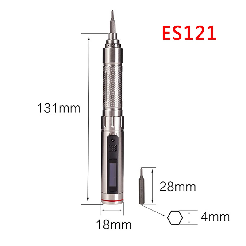 ES121 Мини Электрическая отвертка умная Точная литиевая батарея аккумуляторный