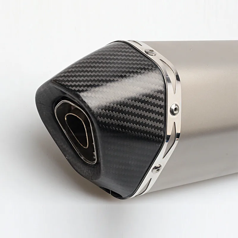 Универсальный мотоциклетный Углеродный фильтр Akrapovic выхлопная труба Moto Escape
