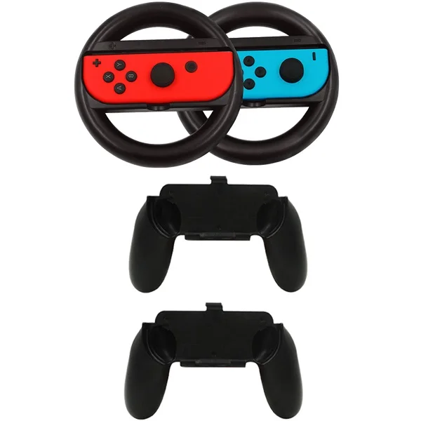 Set A Black 2 шт./компл. контроллер ручки Joy-Con чехол для nintendoswitch перечисленные Nintendo Switch Joy-Con ручка NS N-Switch для аксессуаров для игровой приставки - Цвет: Set A Black