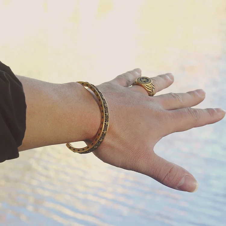 Мужской браслет со звездочкой BEIER крутой из нержавеющей стали 316 с надписью Lucky Star