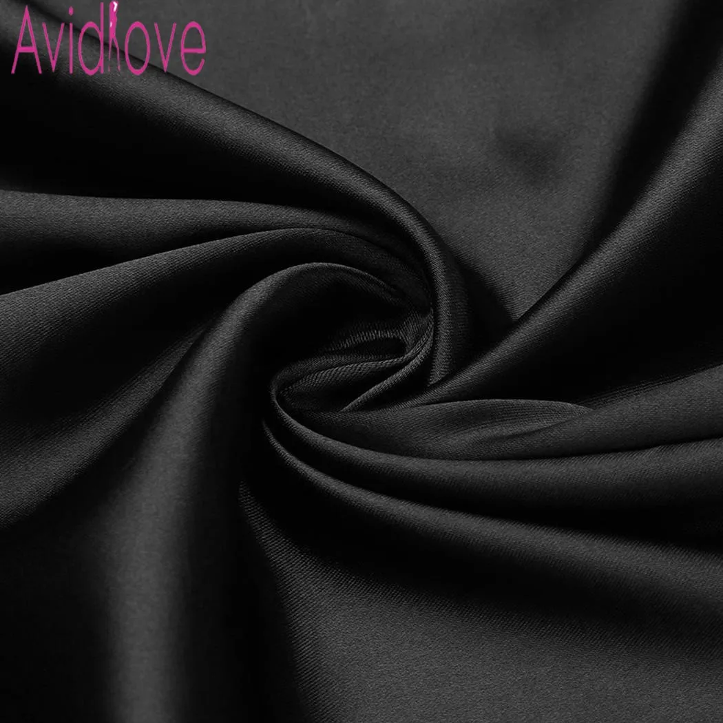 Avidlove летняя сексуальная шелковая атласная женская ночная рубашка с цветочным