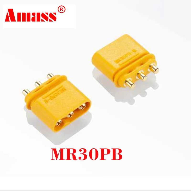 Разъем Amass MR30 MR30PB MR30PW 10 пар/20 шт. с оболочкой Мама и папа для радиоуправляемой