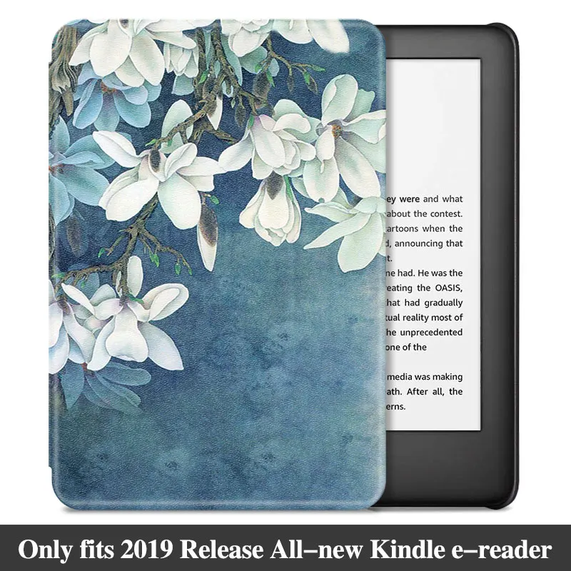 Magnolia AROITA легкий Чехол для всех-new Kindle 10th Generation eReader(модель J9G29R)-модный защитный чехол с функцией автоматического сна/пробуждения - Цвет: Magnolia