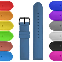 20mm silicone jelly rubber ladies men watch band straps wb1087 20 ocean blue black yellow purple pink green brown red orange