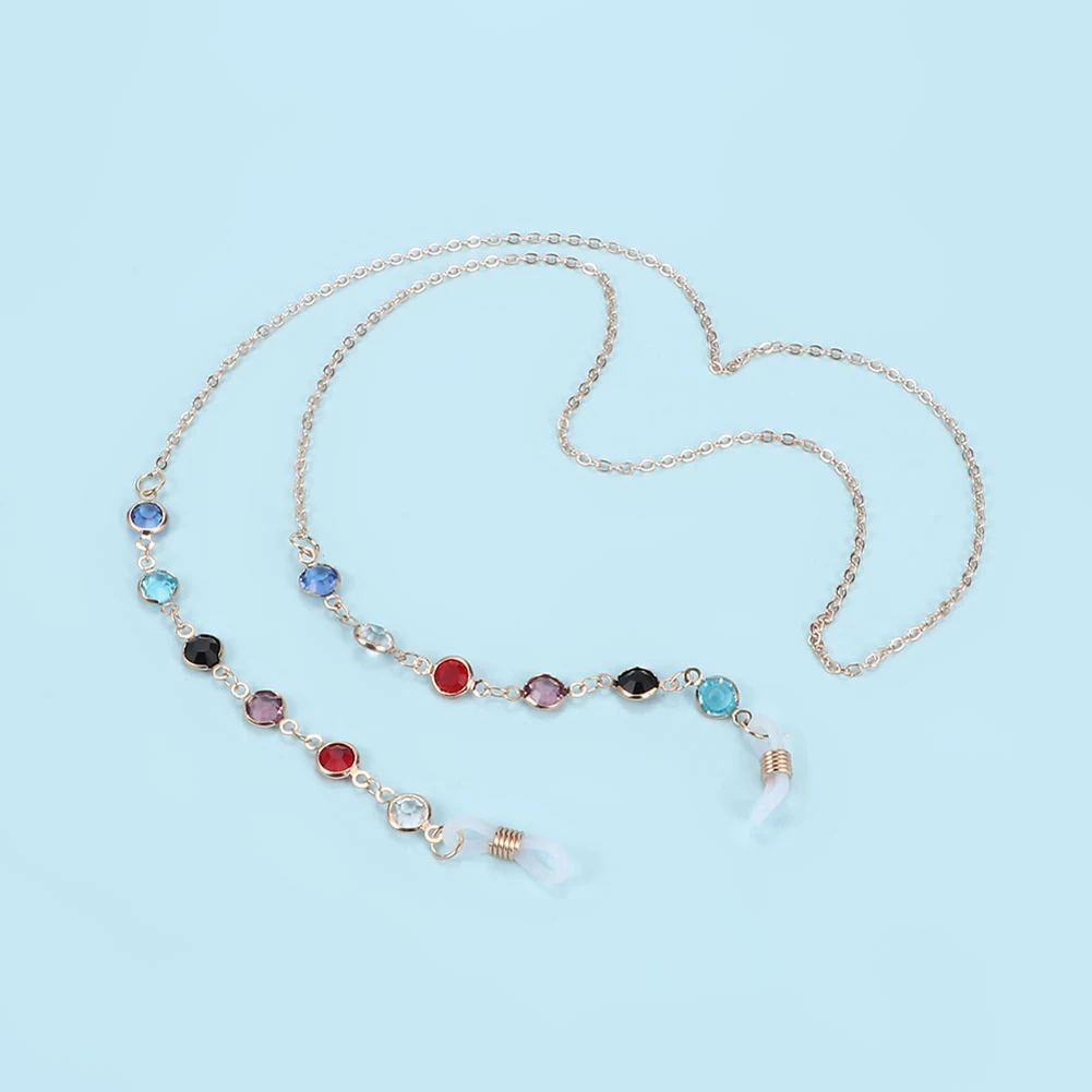 Новинка 2019 модные женские золотистые и Серебристые цепочки для очков Женский