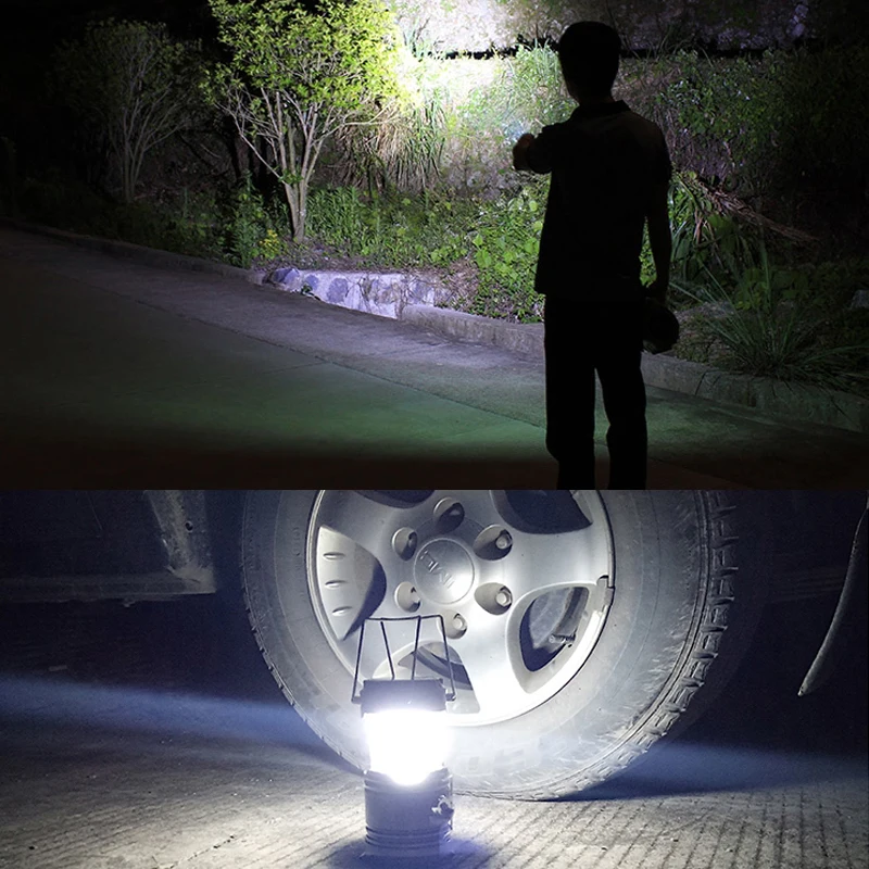 Портативная Светодиодная лампа MeeToo складной подвесной светильник на солнечной