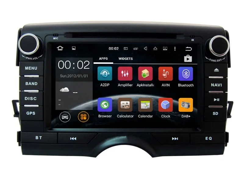 8 &quotчетырехъядерный автомобильный dvd плеер на основе Android с ТВ/BT GPS 3G WIFI DVR