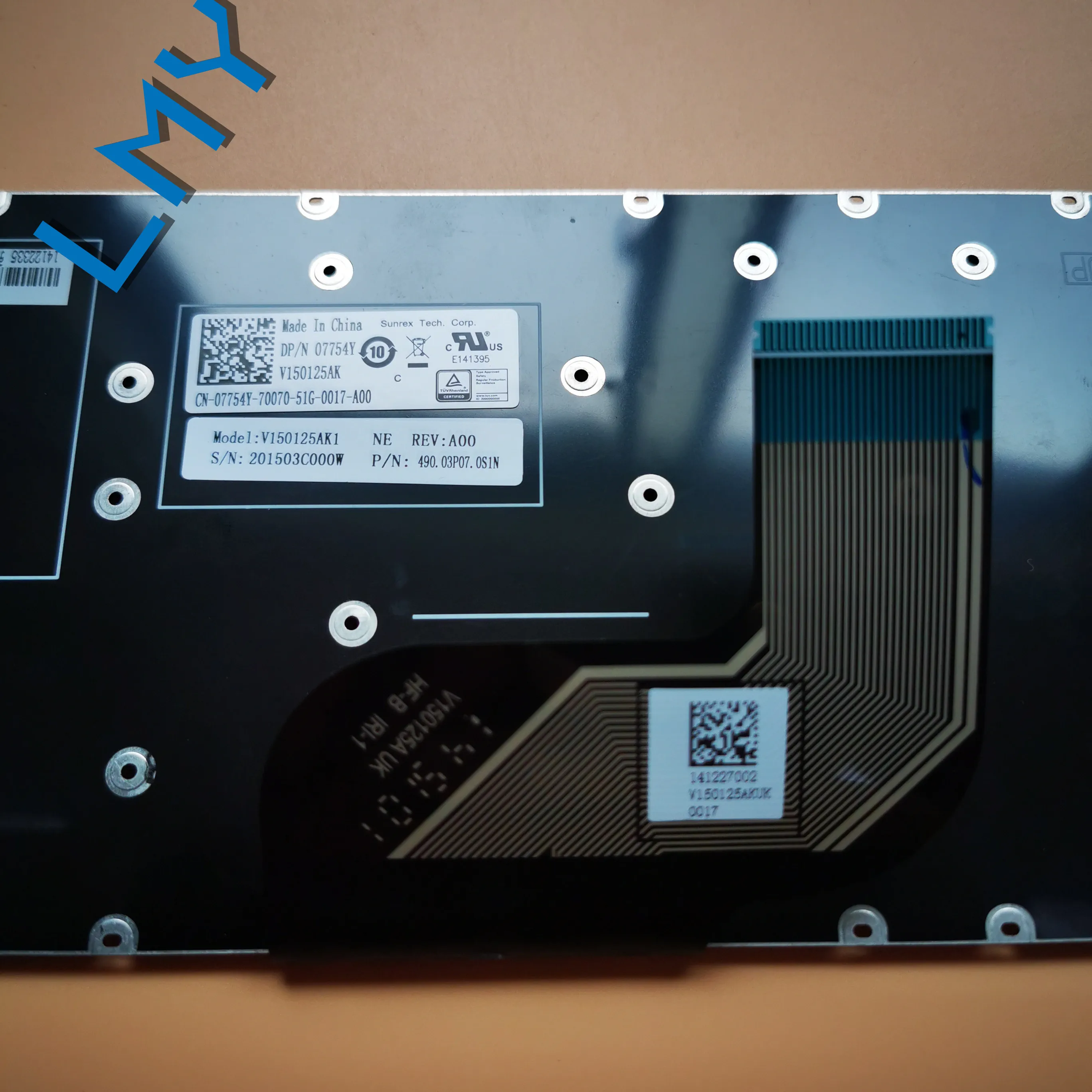 Совершенно новая Оригинальная NE NW DM Клавиатура для ноутбука DELL inspiron 11 3180 i3180 07754Y |